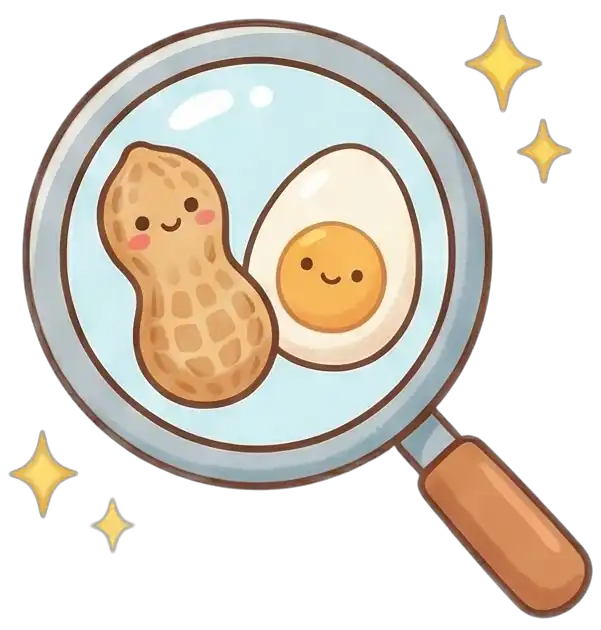 Allergen tracker magnifying glass