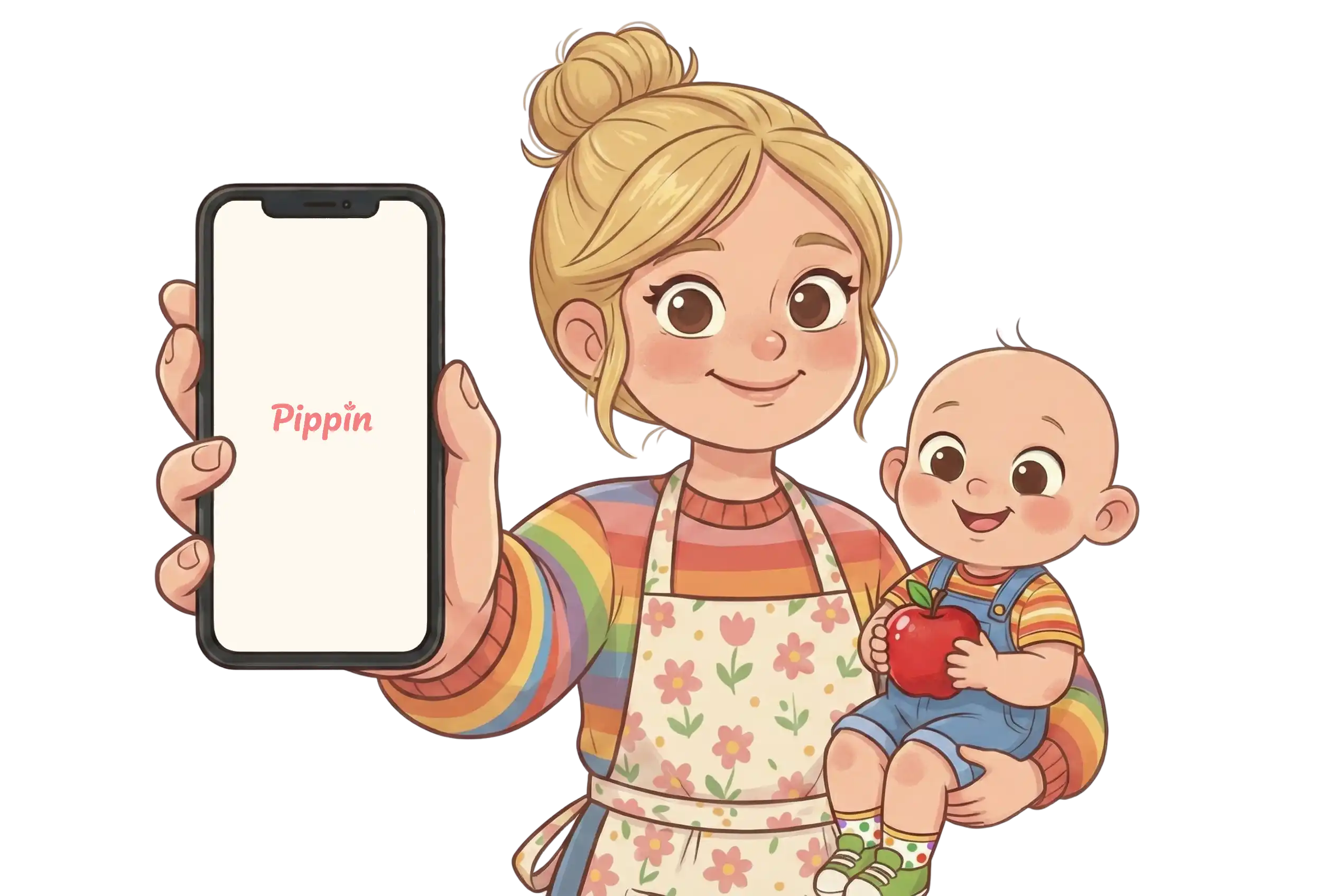 Mom using Pippin app